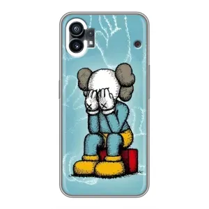 Чехлы для Nothing Phone 1 - Bearbrick Louis Vuitton (PREMIUMPrint) (Плач Bearbrick)