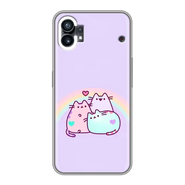 Чохол з принтом «Радужний котик» для Nothing Phone 1