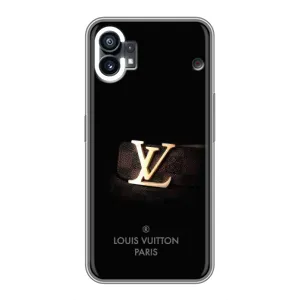 Чехлы Луи Витон для Nothing Phone 1 (AlphaPrint - LOUIS VUITTON) (ремешок LV)