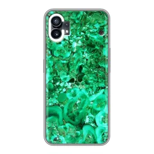 Мраморний чехол на Nothing Phone 1 (VPrint) (Салатовий Мрамор)