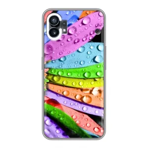 Чехлы (ART) Цветы на Nothing Phone 1 (VPrint) (Семицветик)