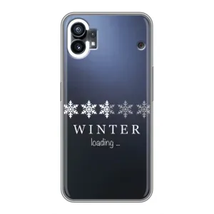Зимні Чохли для Нотинг Телефон 1 - прозорий фон (Winter loading)