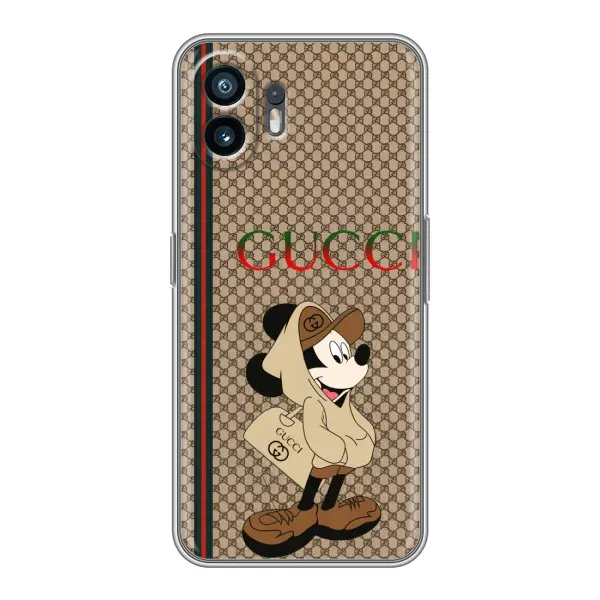 Чехол с принтом «Mickey GUCCI» для Nothing Phone 2 Чехол с принтом «Mickey GUCCI» для Nothing Phone 2