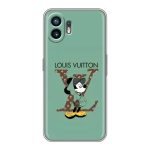 Чохли Луі Вітон для Nothing Phone 2 (AlphaPrint - LOUIS VUITTON) (Міккі Маус LV)