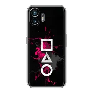 Чехол с принтом «Символы Игра кальмара» для Nothing Phone 2