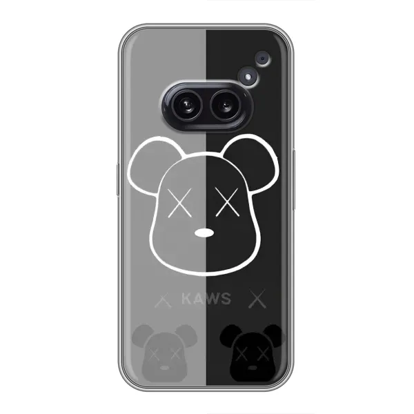 Чехол с принтом «БеарБрик глаза» для Nothing Phone 2a