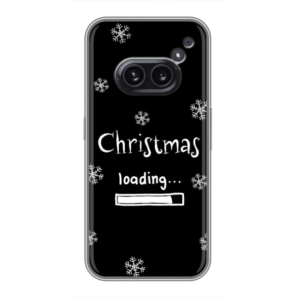Чехол с принтом «Christmas loading» для Nothing Phone 2a