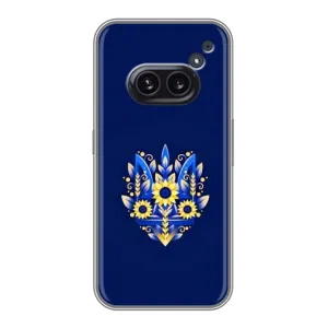 Чохли для Nothing Phone 2a Укр. Символіка (AlphaPrint) (Квітковий Герб)