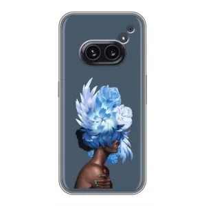 Чехлы (ART) Цветы на Nothing Phone 2a (VPrint) (Квіти на голові)