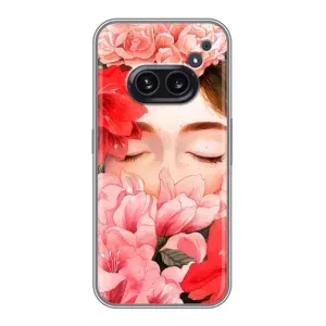 Чехлы (ART) Цветы на Nothing Phone 2a (VPrint) (Очі в квітах)