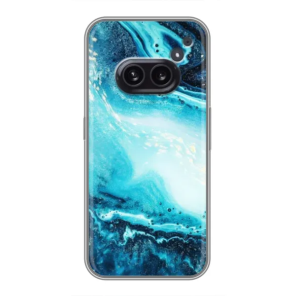 Чохол з принтом «Блакитний мрамор» для Nothing Phone 2a Чохол з принтом «Блакитний мрамор» для Nothing Phone 2a