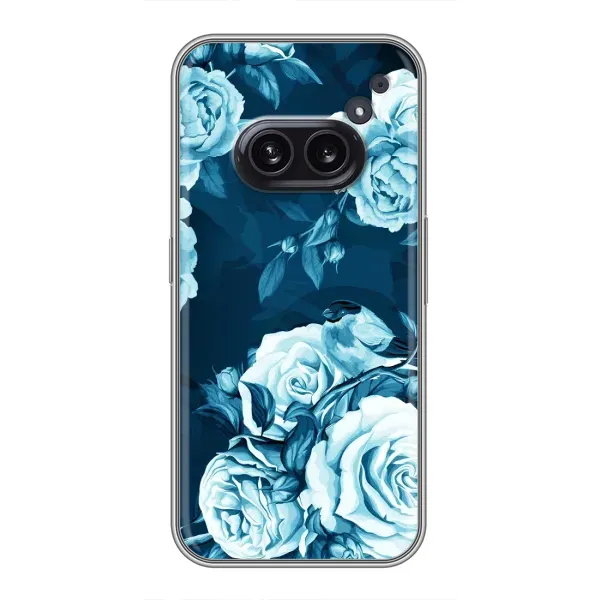 Чехол с принтом «Голубые Бутоны» для Nothing Phone 2a