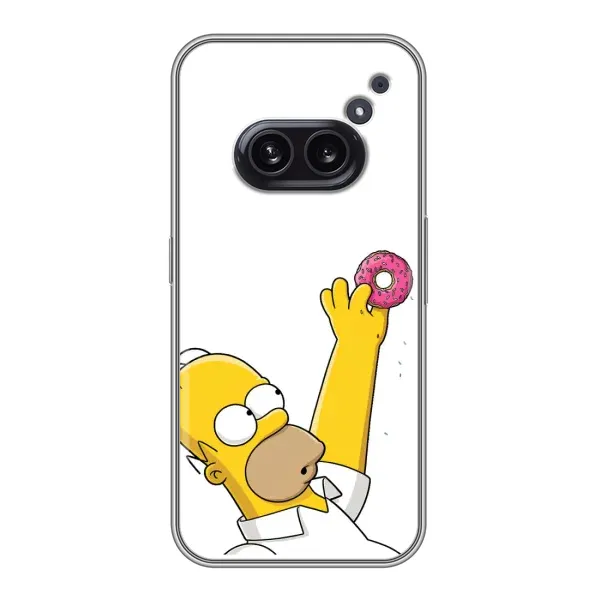 Чехол с принтом «Гомер с пончиком» для Nothing Phone 2a