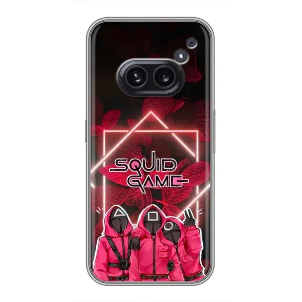 Чехол с принтом «Охранники Игра кальмара» для Nothing Phone 2a Чехол с принтом «Охранники Игра кальмара» для Nothing Phone 2a