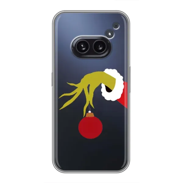 Чехол с принтом «Гринч с игрушкой» для Nothing Phone 2a Чехол с принтом «Гринч с игрушкой» для Nothing Phone 2a