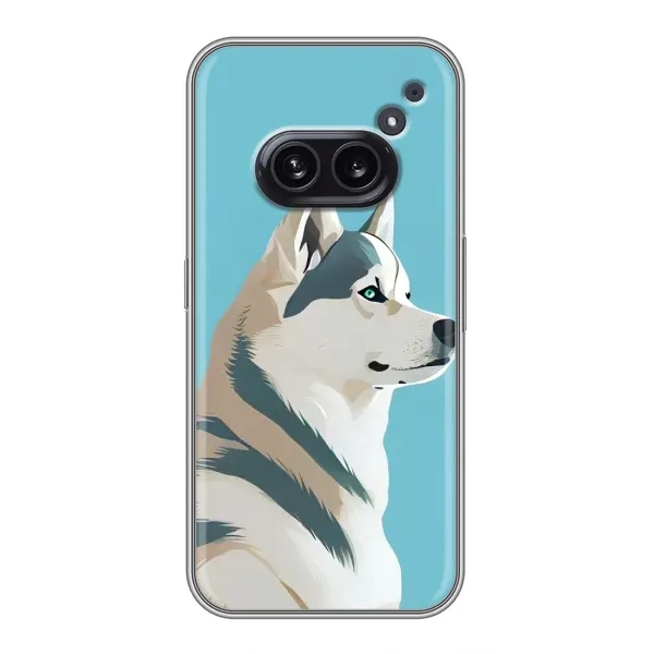 Чехол с принтом «Хаски арт» для Nothing Phone 2a Чехол с принтом «Хаски арт» для Nothing Phone 2a