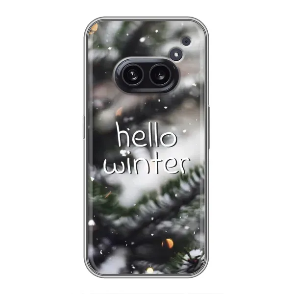 Чехол с принтом «Hello winter» для Nothing Phone 2a