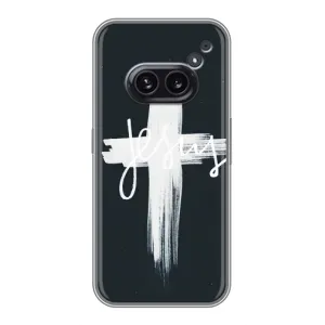 Чехол для Nothing Phone 2a (AlphaPrint) - (Христианские) (Иисус)