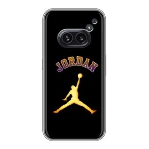 Чехлы для Nothing Phone 2a - с картинкой JORDAN (AlphaPrint) (Jordan Gold)
