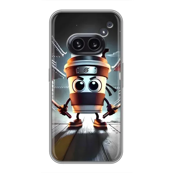 Чехол с принтом «Капучино асасино» для Nothing Phone 2a Чехол с принтом «Капучино асасино» для Nothing Phone 2a