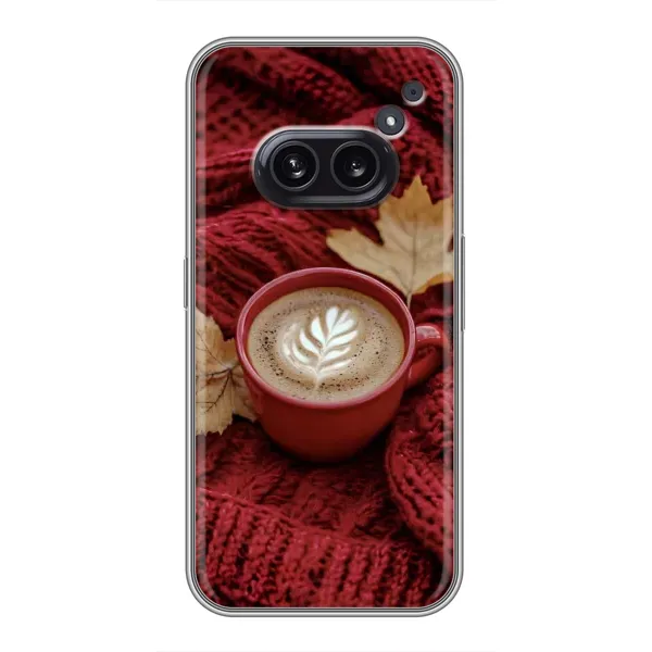Чехол с принтом «Кофе на пледе» для Nothing Phone 2a