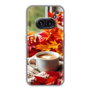 Чехол с уникальным дизайном «Осень с кофе» для Nothing Phone 2a