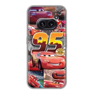 Силиконовый чехол Маквин для Nothing Phone 2a (Коллаж Молния Маквин)