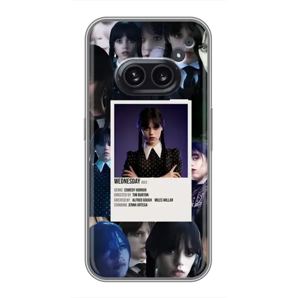 Чехол с принтом «коллаж Уэнздей» для Nothing Phone 2a