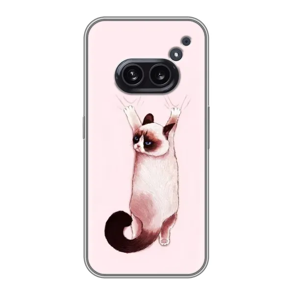 Чехол с принтом «Котик падает» для Nothing Phone 2a