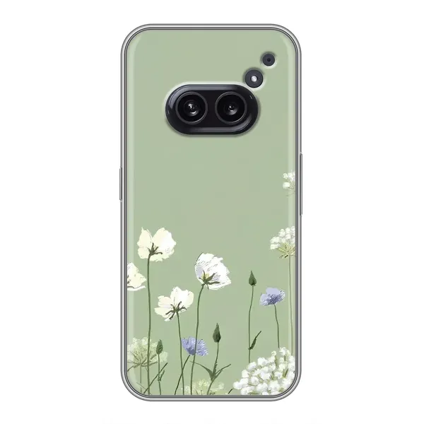 Чохол з принтом «Квіти на зеленому» для Nothing Phone 2a
