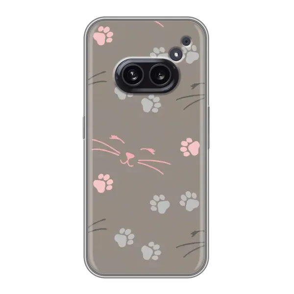 Чохол з принтом «Лапи і вуса» для Nothing Phone 2a
