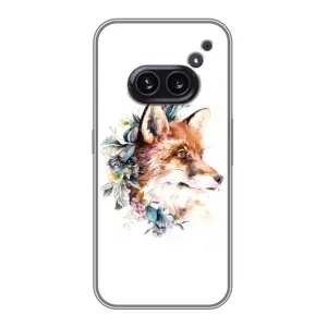 Чохли з картинкою Лисичка для Nothing Phone 2a (VPrint) (Лиса в квітах)