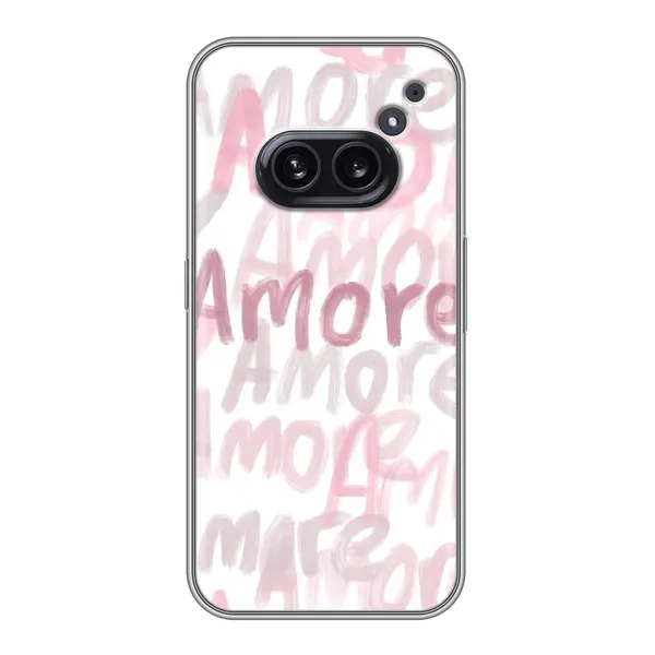 Чехол с принтом «Аморе любовь» для Nothing Phone 2a