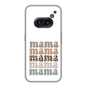 Чехлы для мамы на Nothing Phone 2a (Текстовый коллаж мама)