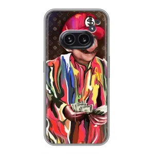 Брендновые Чехлы для Nothing Phone 2a - (PREMIUMPrint) (Mario LV)