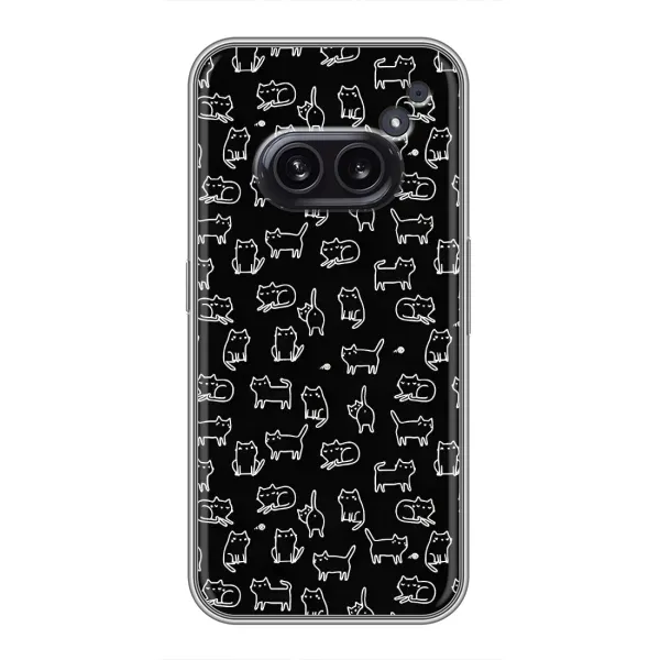 Чехол с принтом «Меленькие котики» для Nothing Phone 2a