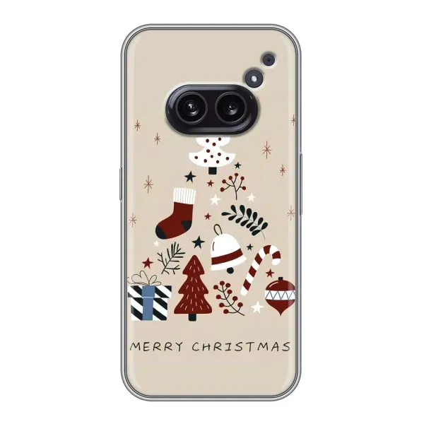 Чехол с принтом «Merry Christmas» для Nothing Phone 2a