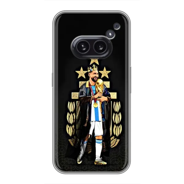 Чехол с принтом «Месси Король» для Nothing Phone 2a