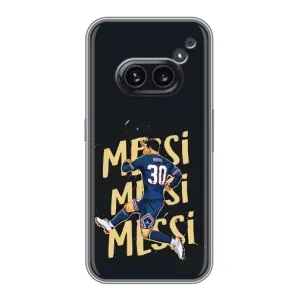 Чехлы для Nothing Phone 2a (Leo чемпион) (AlphaPrint) (Messi ПСЖ)