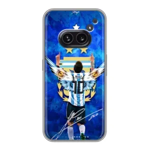 Чехлы для Nothing Phone 2a (Leo чемпион) (AlphaPrint) (Месси сборная)