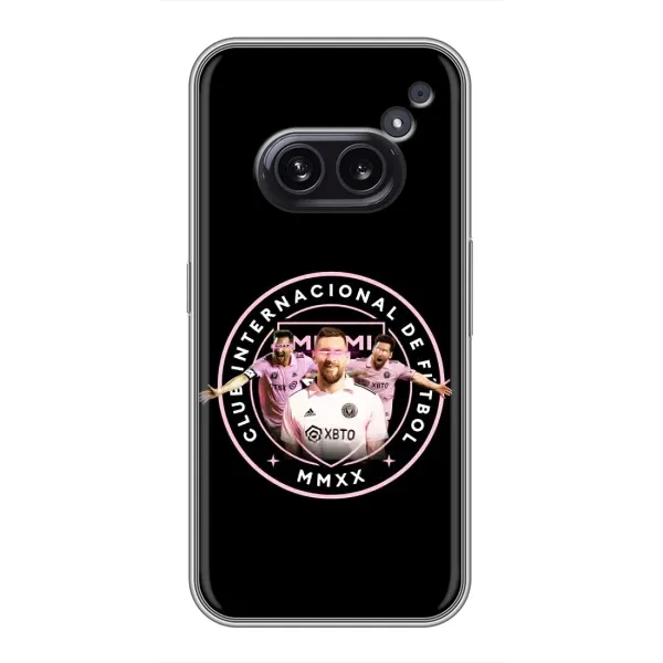 Чехол с принтом «Месси в лого» для Nothing Phone 2a
