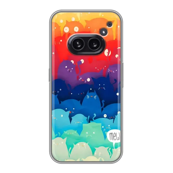 Чехол с принтом «Mew» для Nothing Phone 2a