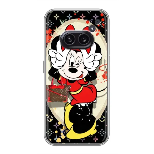 Чехол с принтом «Минни peace» для Nothing Phone 2a