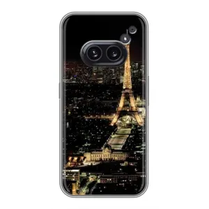 Чехол Эйфелева Башня для Nothing Phone 2a - (AlphaPrint) (Ночной Париж)