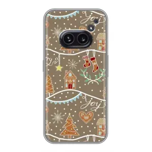 Новогодние, Праздничные Чехлы для Nothing Phone 2a - 2024 год (Новогодние пряники)