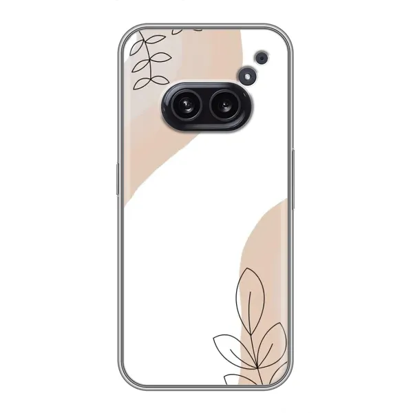 Чехол с принтом «Нюдовая веточка абстракция» для Nothing Phone 2a
