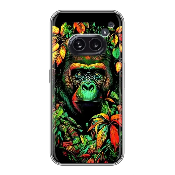 Чехол с принтом «Обезьяна в тропиках» для Nothing Phone 2a Чехол с принтом «Обезьяна в тропиках» для Nothing Phone 2a