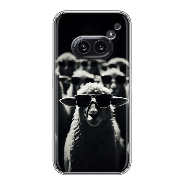 Чехол с принтом «Овечка в очках» для Nothing Phone 2a