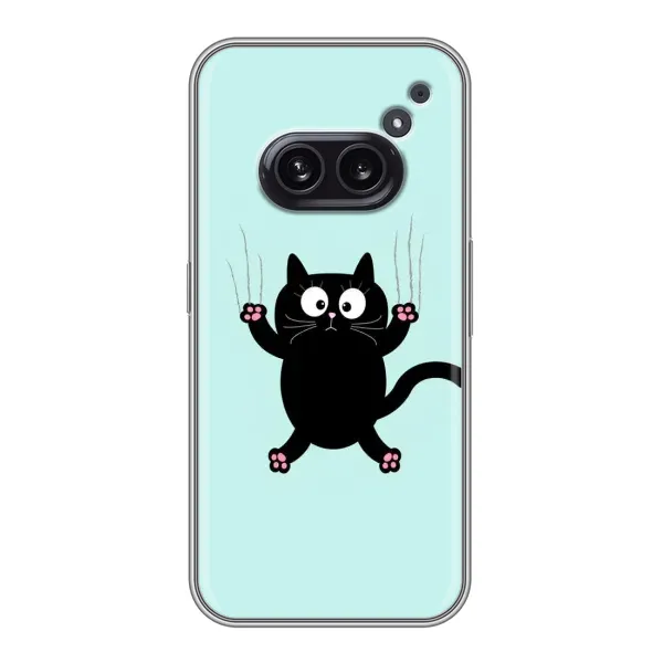 Чехол с принтом «Падающий кот» для Nothing Phone 2a