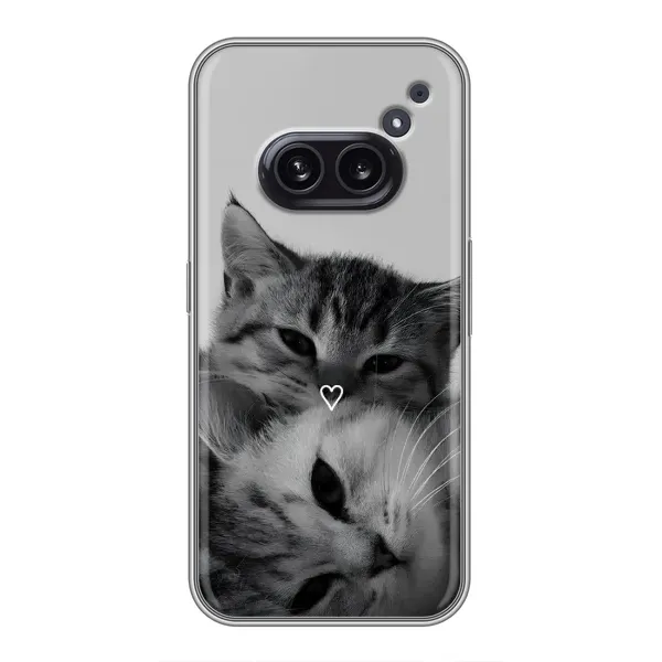 Чохол з принтом «Пара котів» для Nothing Phone 2a